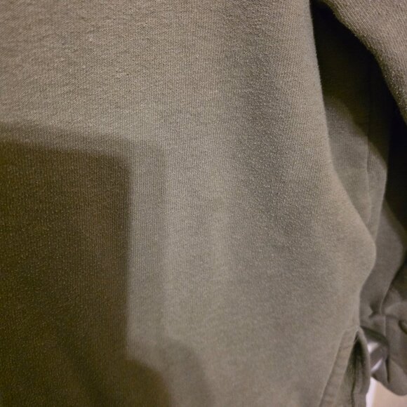 Peloton Pullover Sweatshirt Women's Size L Green Funnel Turtleneck - Picture 3 of 5